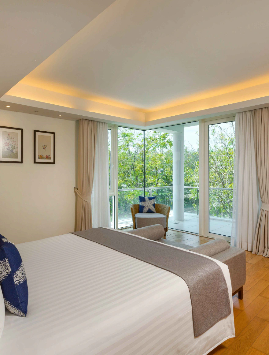 Two Bedroom Residence with Kitchen and Balcony