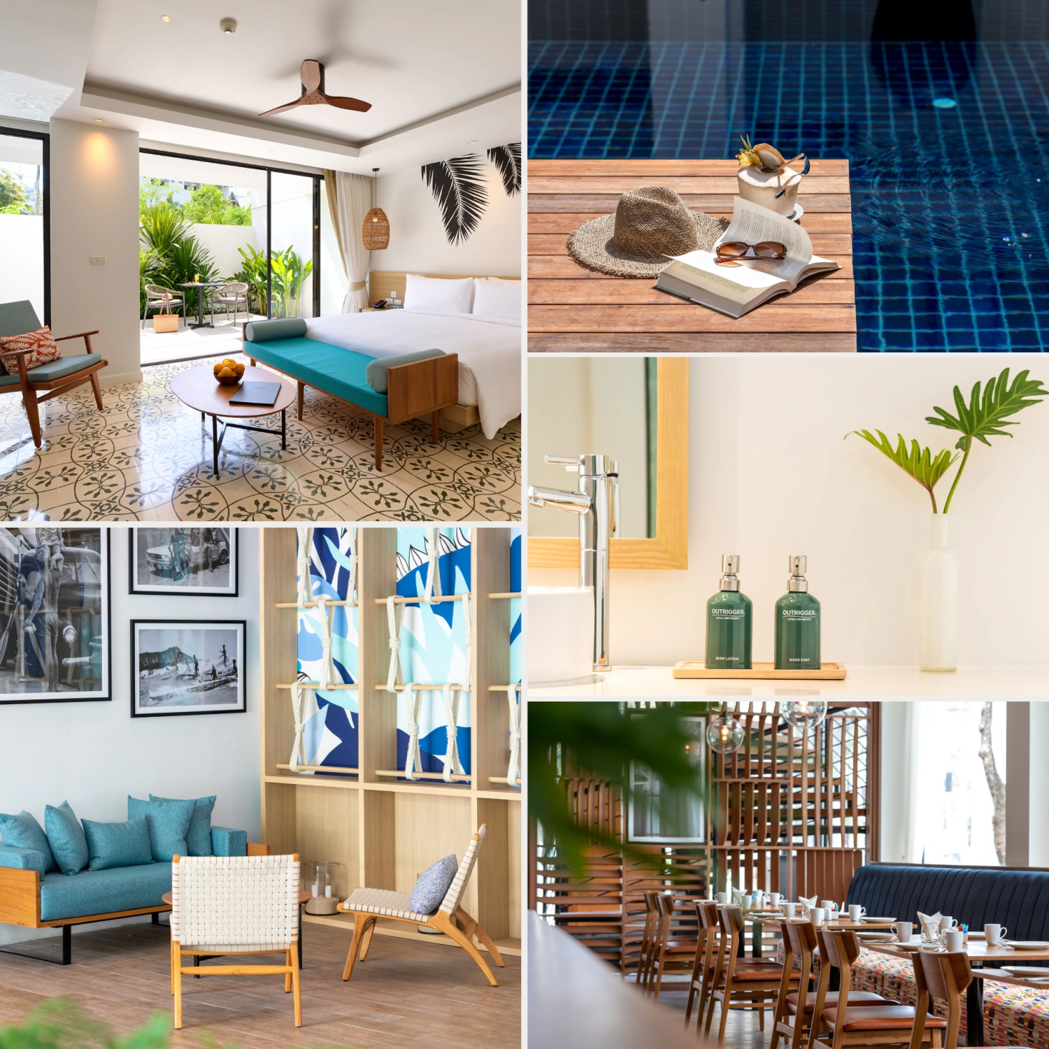 Collage Outrigger Surin Beach Resort