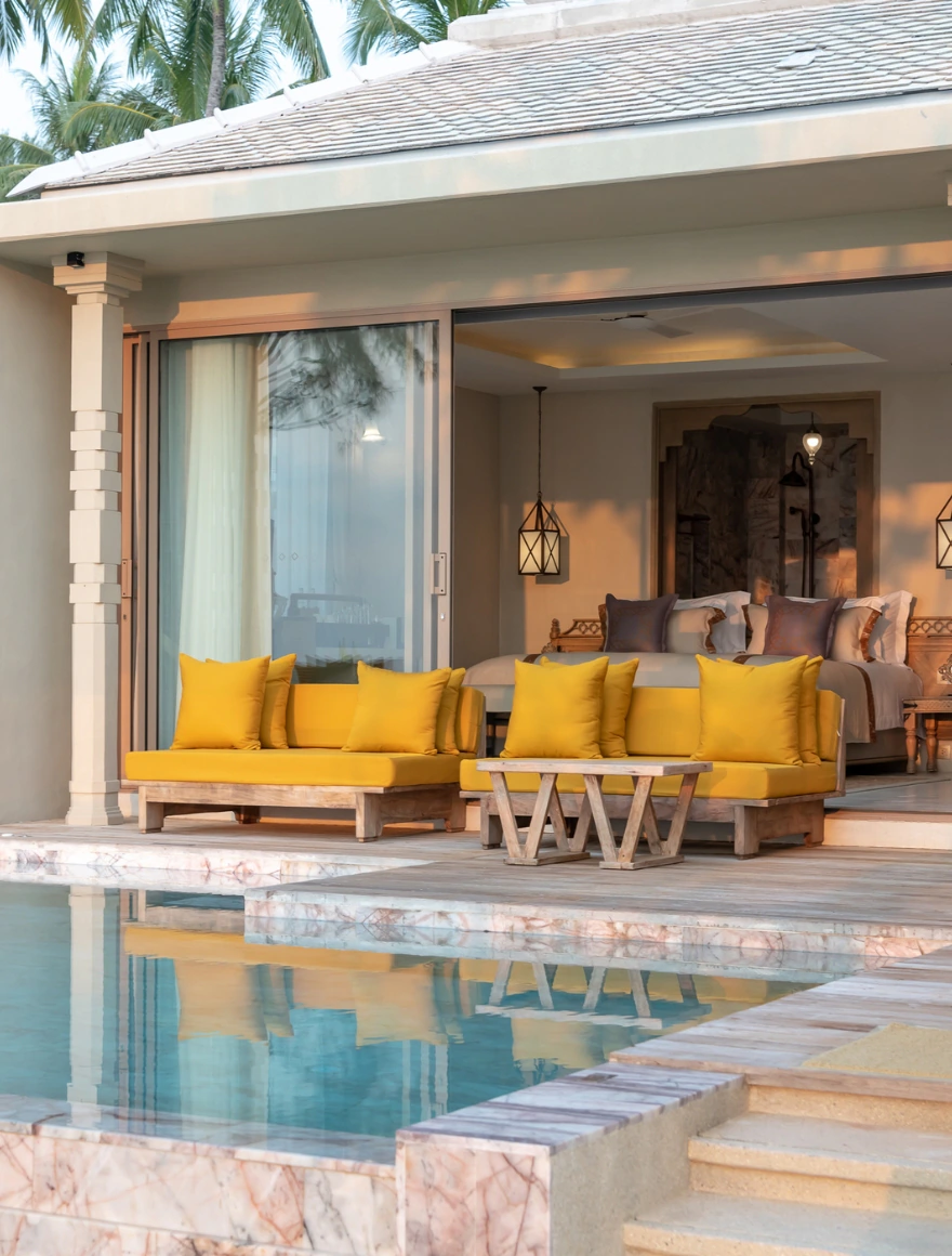 Two Bedroom Beachfront Pool Villa