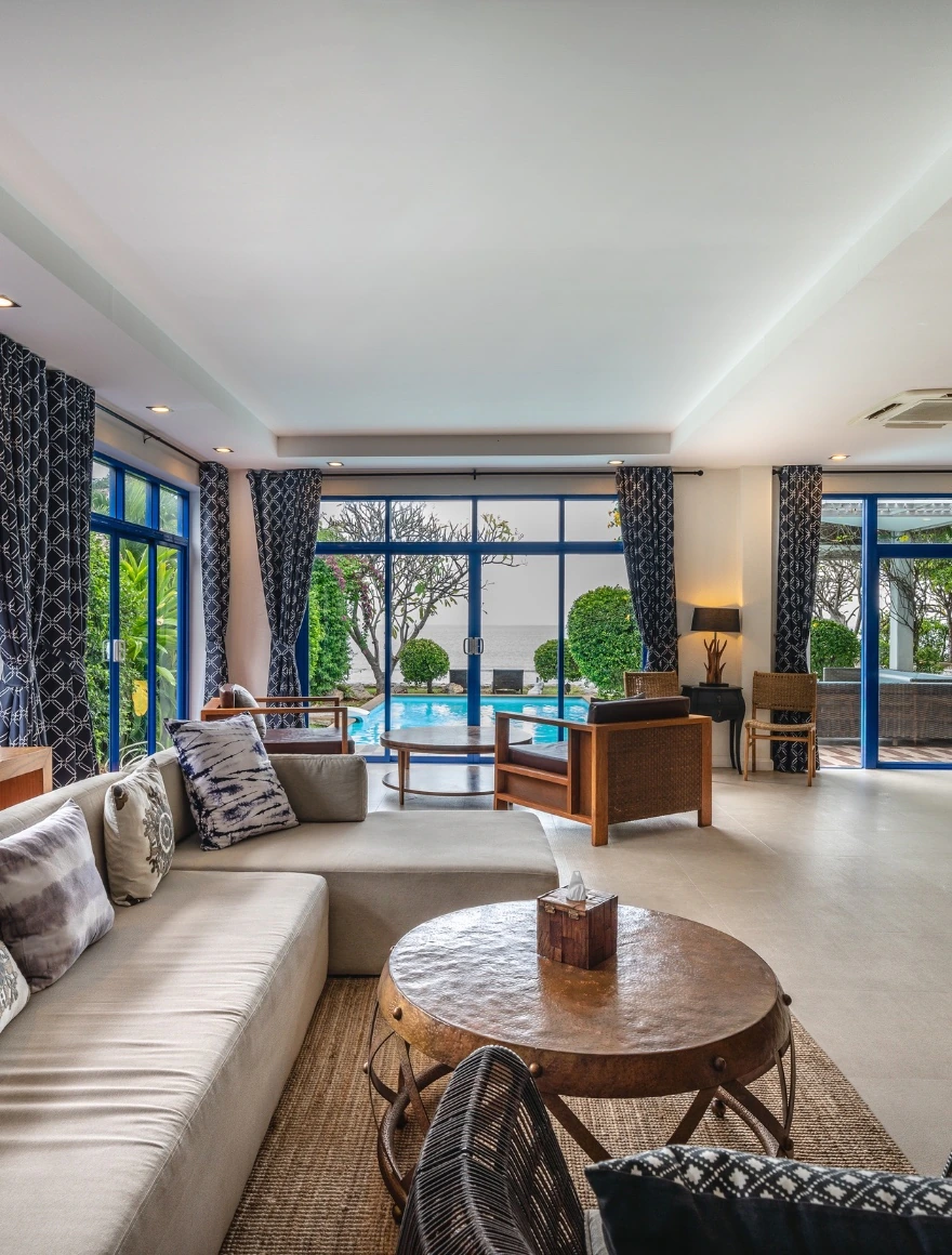 Four Bedroom Beachfront Pool Villa