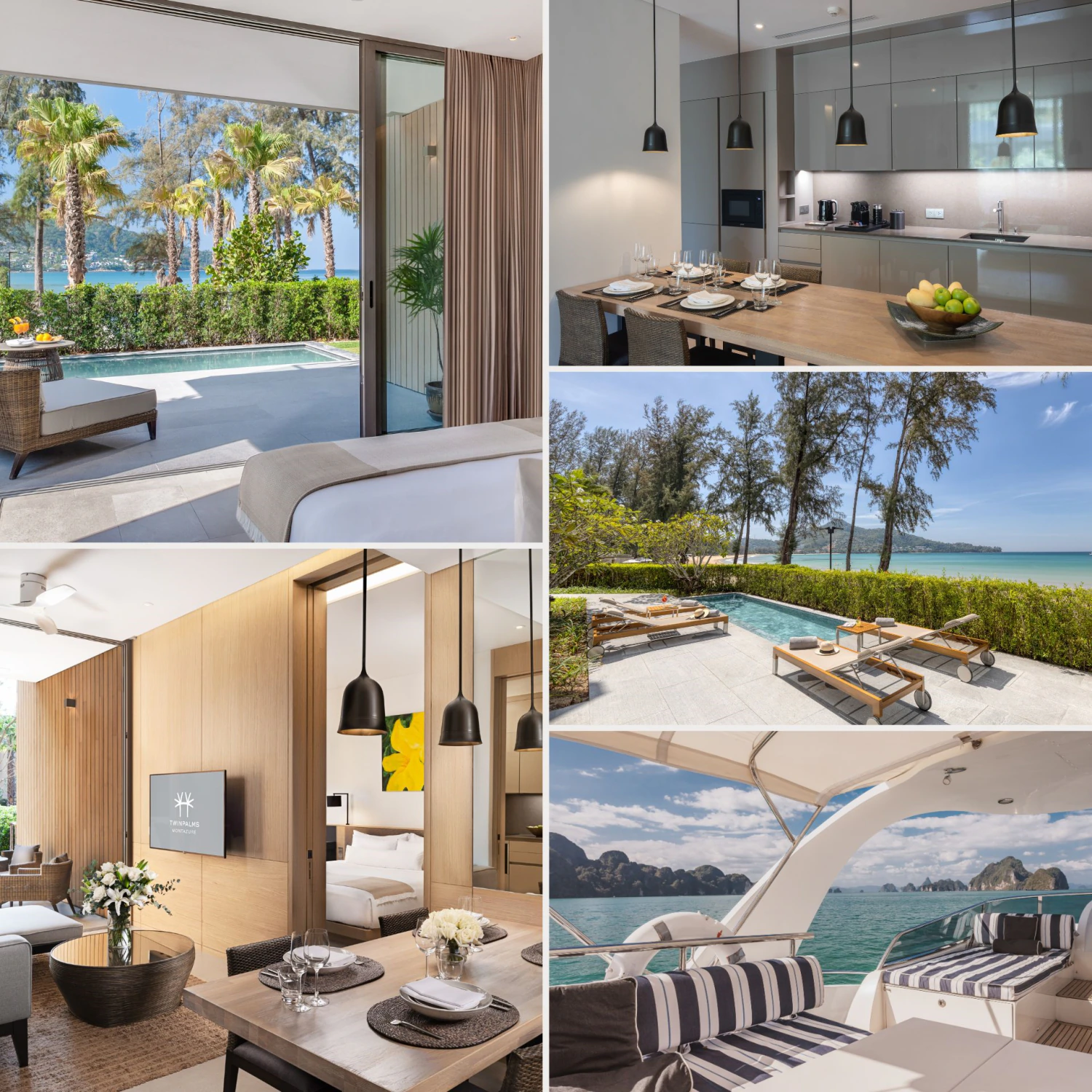 Collage Twinpalms MontAzure Phuket Resort
