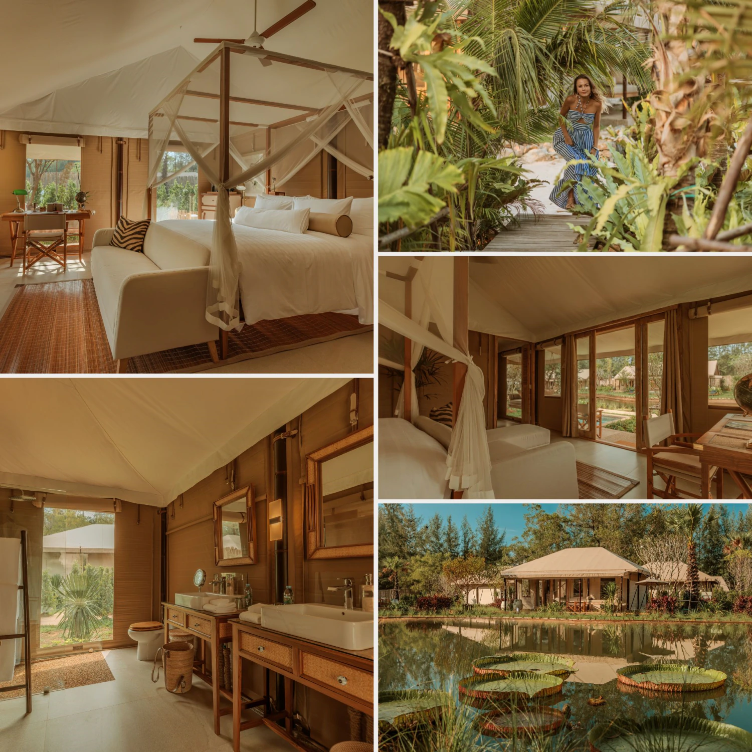 Collage Twinpalms Tented Camp Phuket