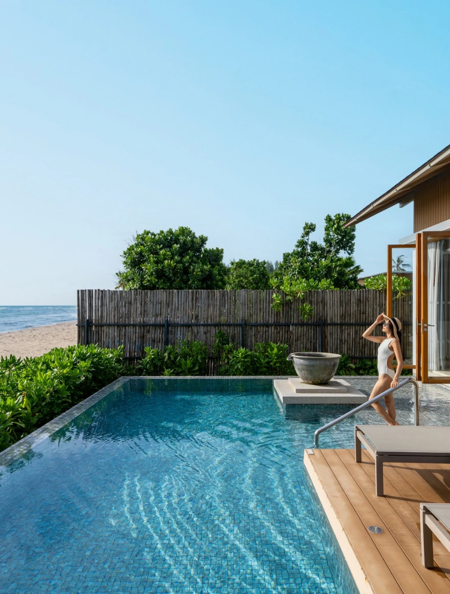 One Bedroom Beachfront Pool Villa