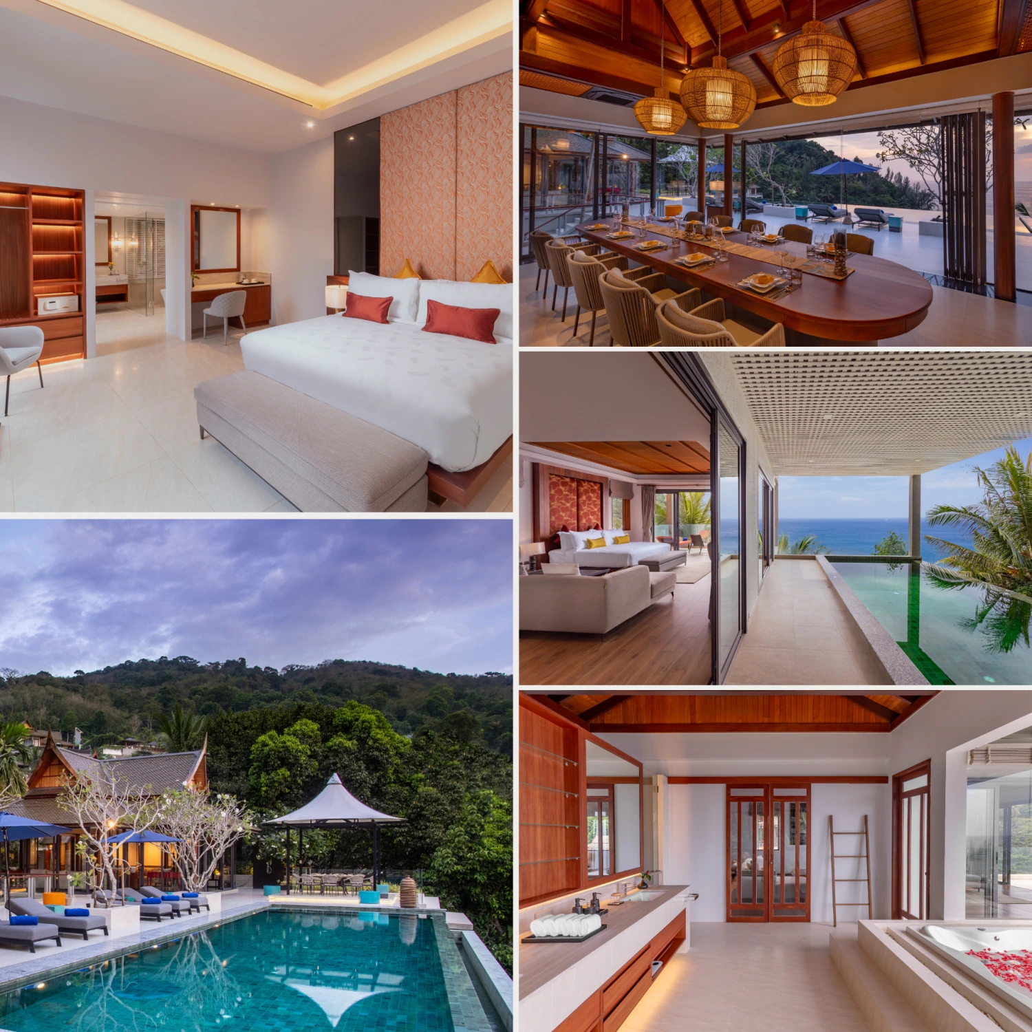 Collage Villa La Thalé