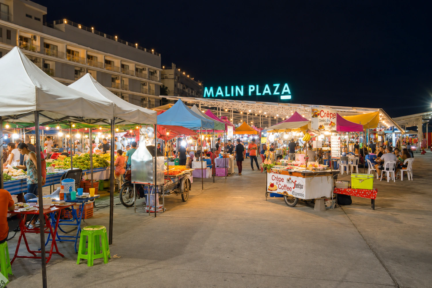 Die besten Nachtmärkte in Phuket - Malin Plaza Night Market in Patong