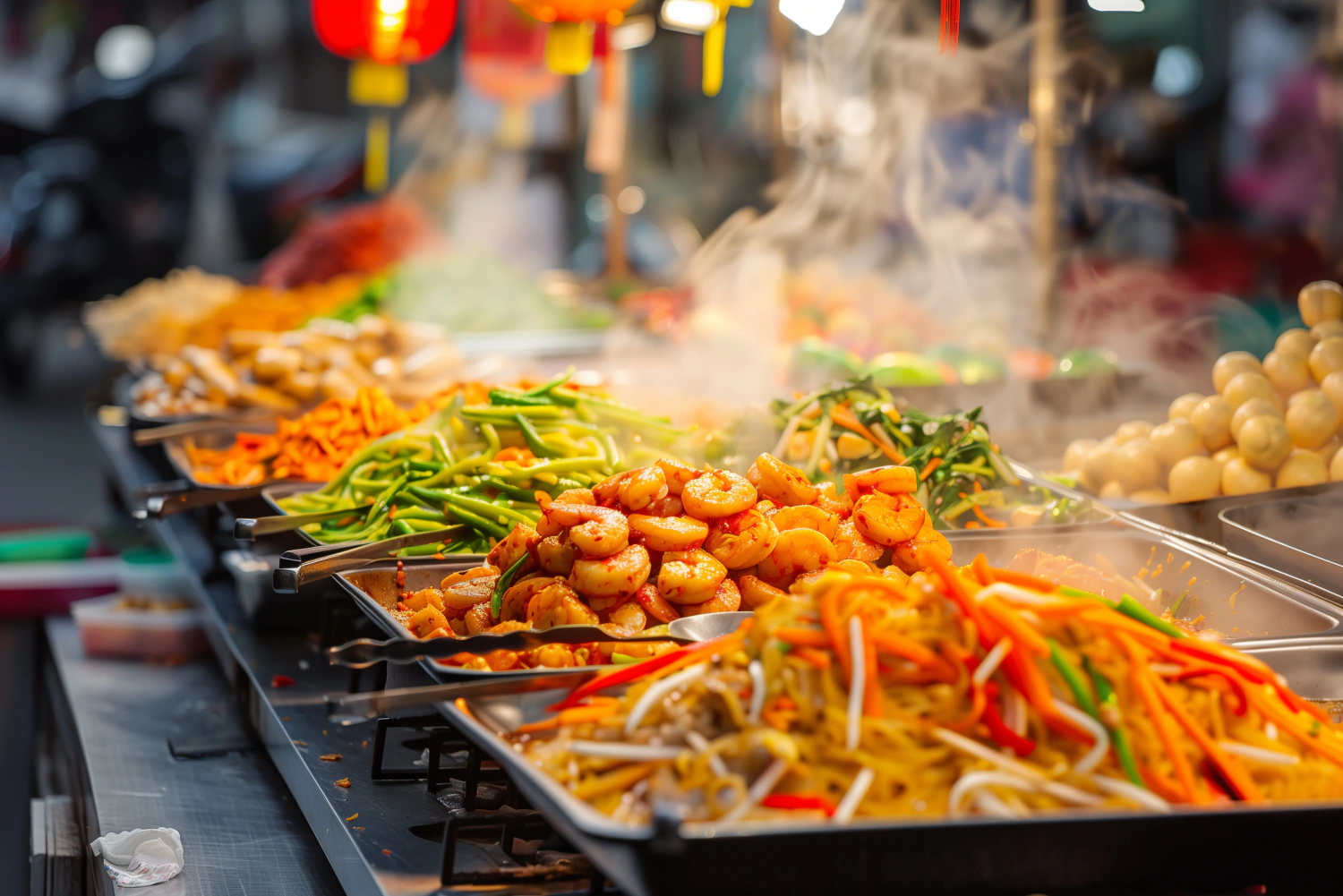 Street Food und Nachtmärkte in Thailand