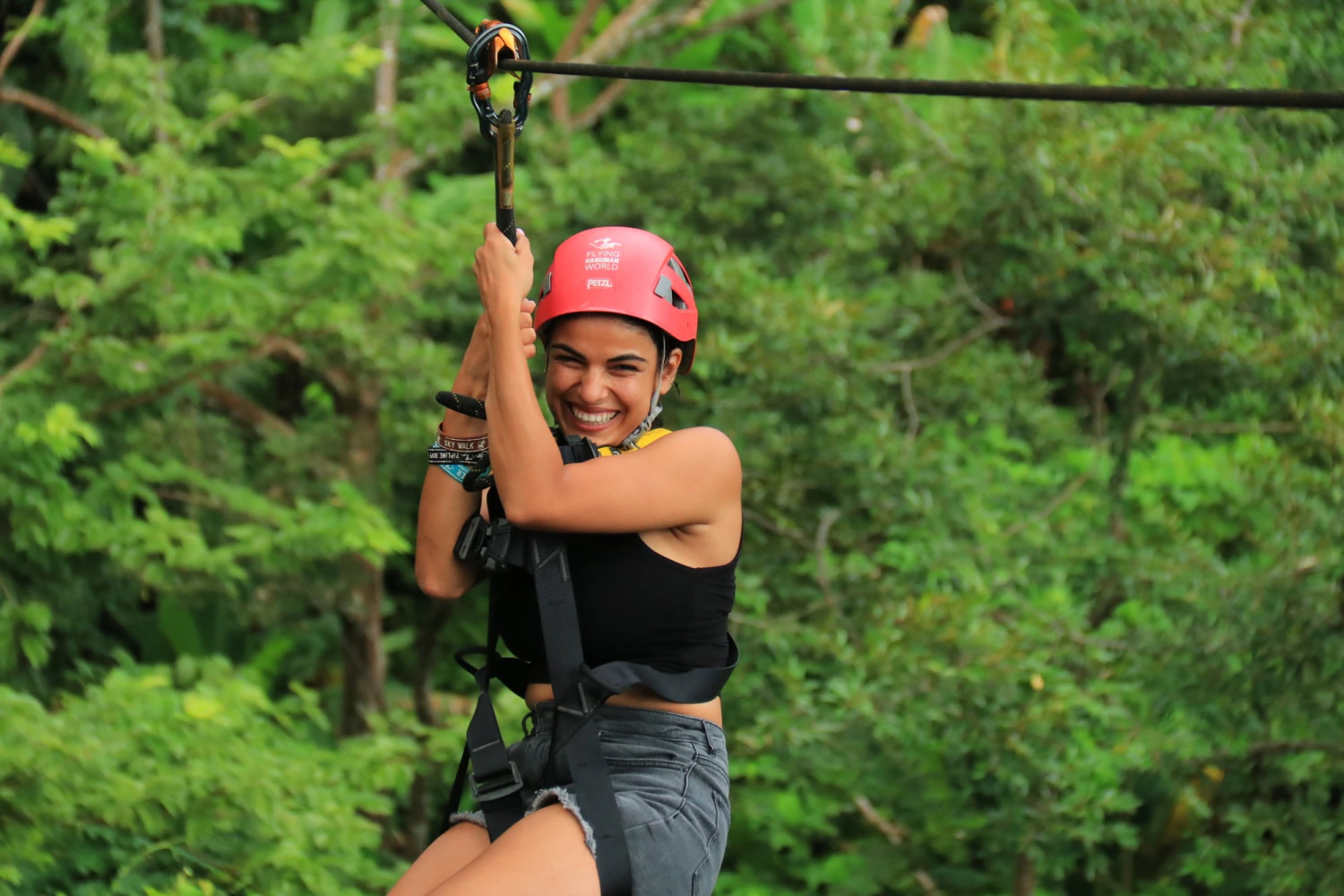 Ziplining
