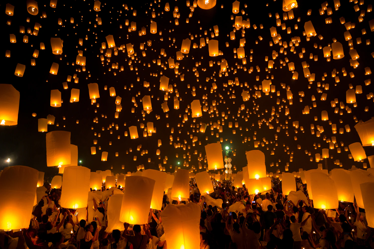 Wo lässt sich Loy Krathong am besten erleben? - Chiang Mai – Loy Krathong und Yi Peng gemeinsam erleben