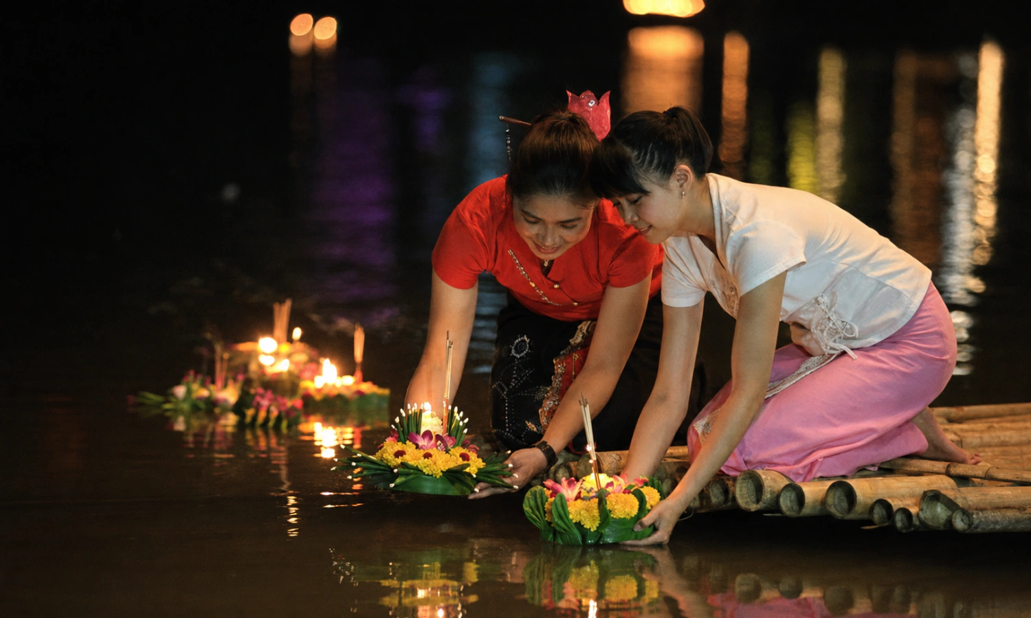 Wo lässt sich Loy Krathong am besten erleben? - Phuket – Loy Krathong während eines Strandurlaubs